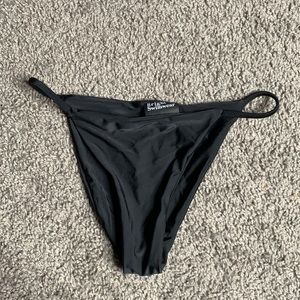 basic black bikini bottoms